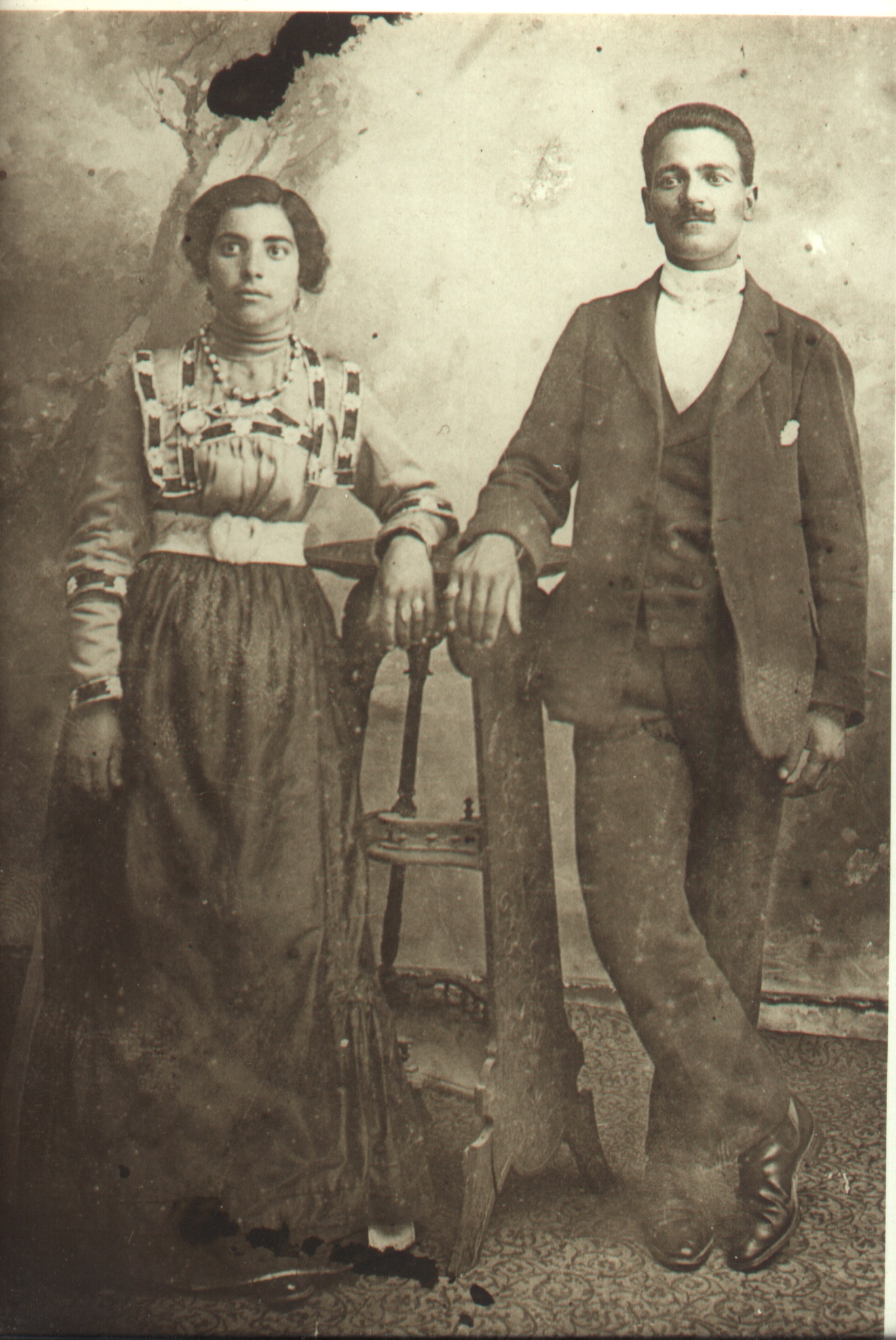 Nonni materni Greca classe 1893 e Raffaele classe 1889